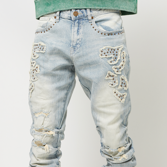 Smoke Rise Western Studded Jean blu 40420 3