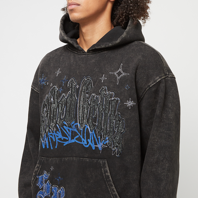 Smoke Rise Rhinestone Dystopia Hoodie cinzento 40398 3