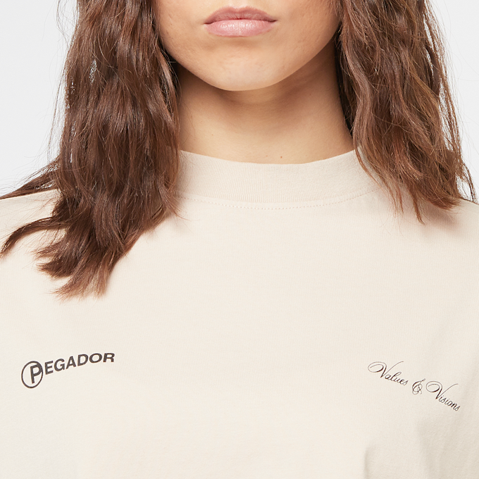 Pegador Fia Heavy Oversized Tee beige 40377 3