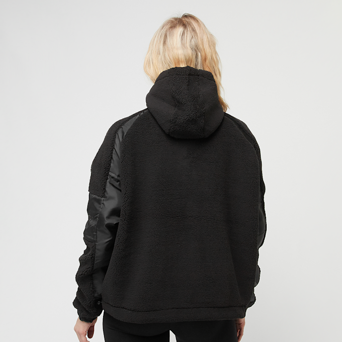 Pegador Bonny Teddy Fabric Mix Halfzip negro 40352 2