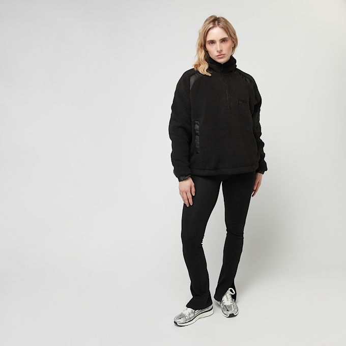 Pegador Bonny Teddy Fabric Mix Halfzip noir 40352 5