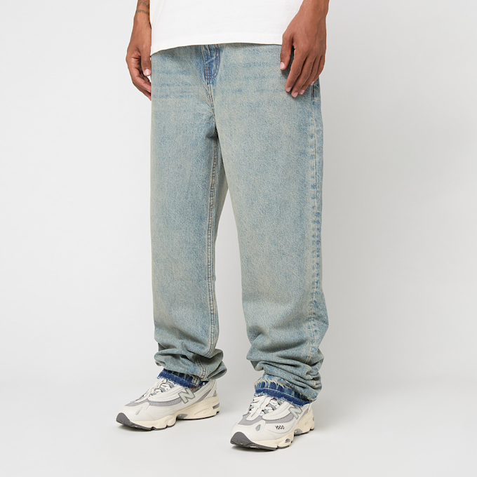 2Y STUDIOS ARUN OPEN HEM STRAIGHT JEANS SAND BLUE blau 40423 1