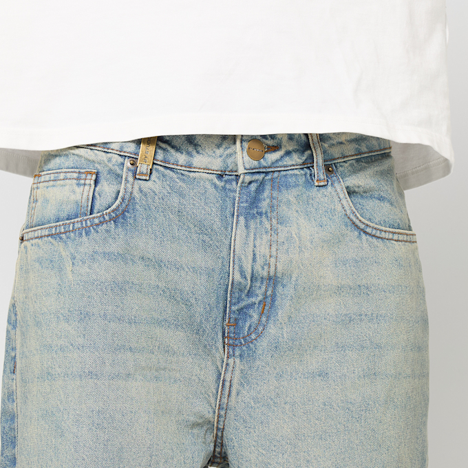 2Y STUDIOS Arun Open Hem Straight Jeans blau 40423 3