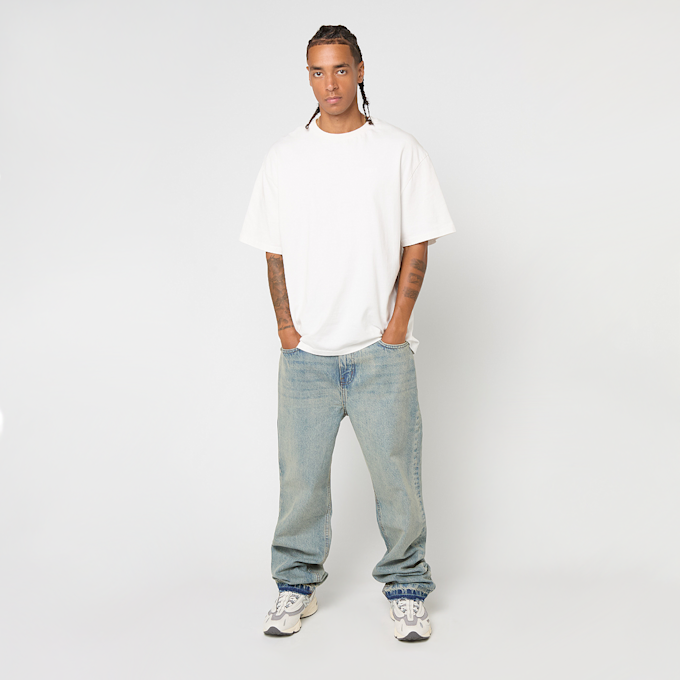 2Y STUDIOS ARUN OPEN HEM STRAIGHT JEANS SAND BLUE niebieski 40423 5