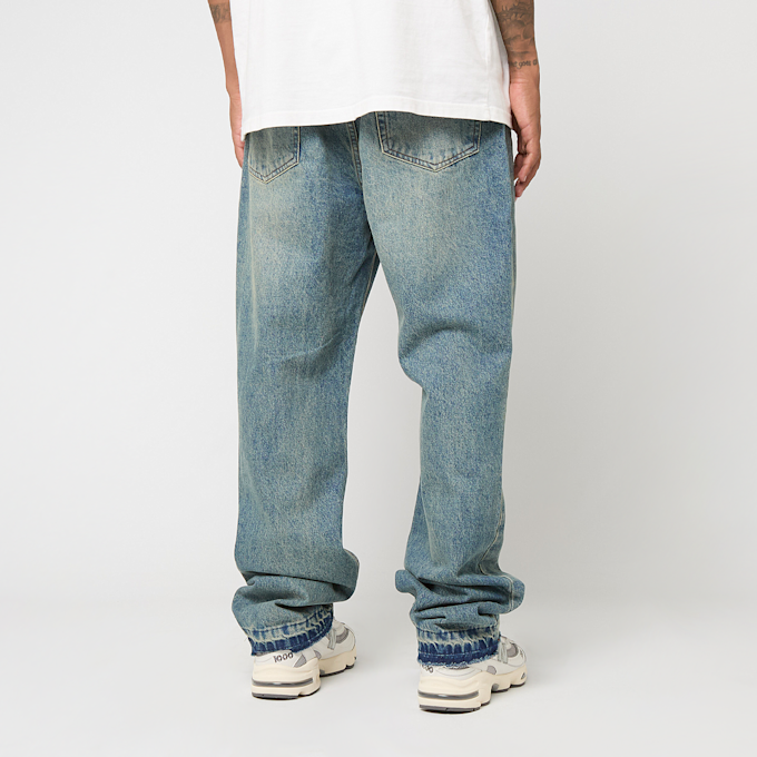 2Y STUDIOS ARUN OPEN HEM STRAIGHT JEANS SAND BLUE blau 40469 2