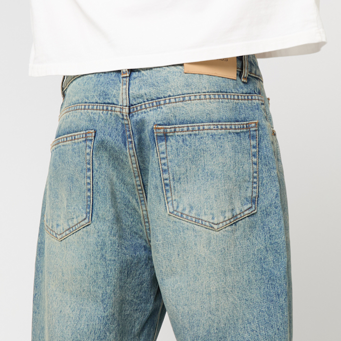 2Y STUDIOS ARUN OPEN HEM STRAIGHT JEANS SAND BLUE niebieski 40469 4