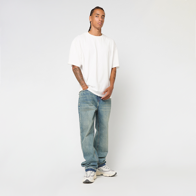 2Y STUDIOS ARUN OPEN HEM STRAIGHT JEANS VINTAGE BLUE bleu 40469 5