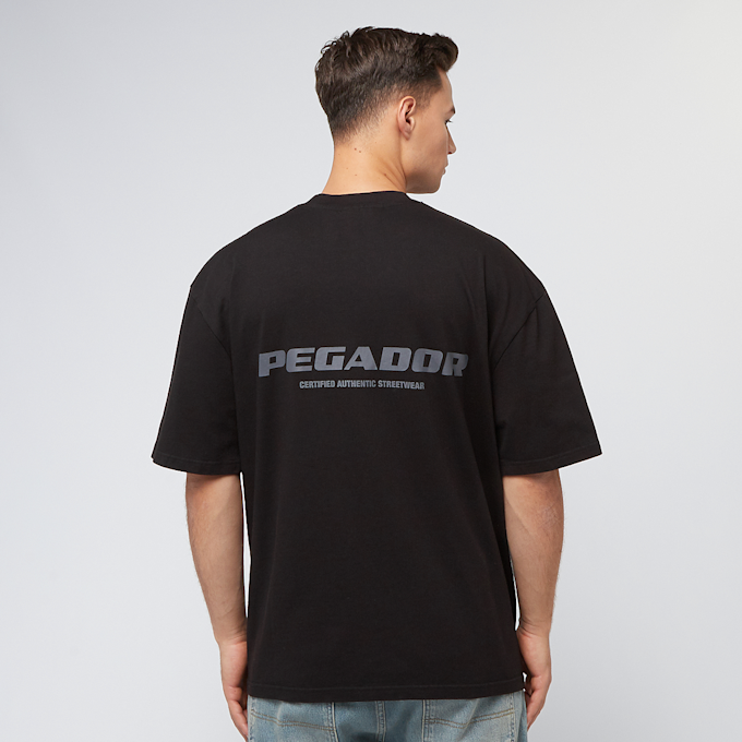 Pegador Colne Logo Oversized Tee nero 40495 1