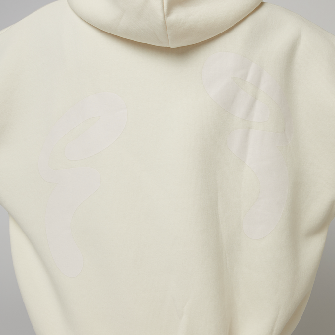 Felicious Oversized washed Zip Hoodie Creme blanc 40580 4