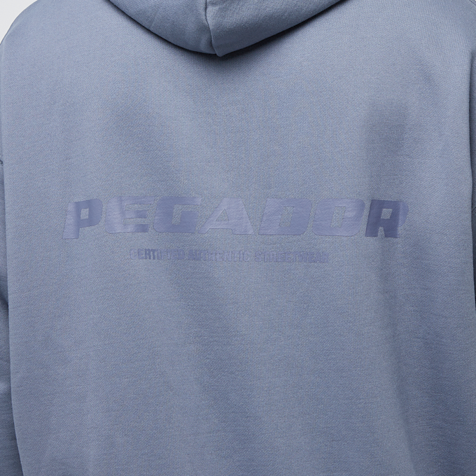 Pegador Colne Logo Oversized Sweat Jacket blau 40531 4