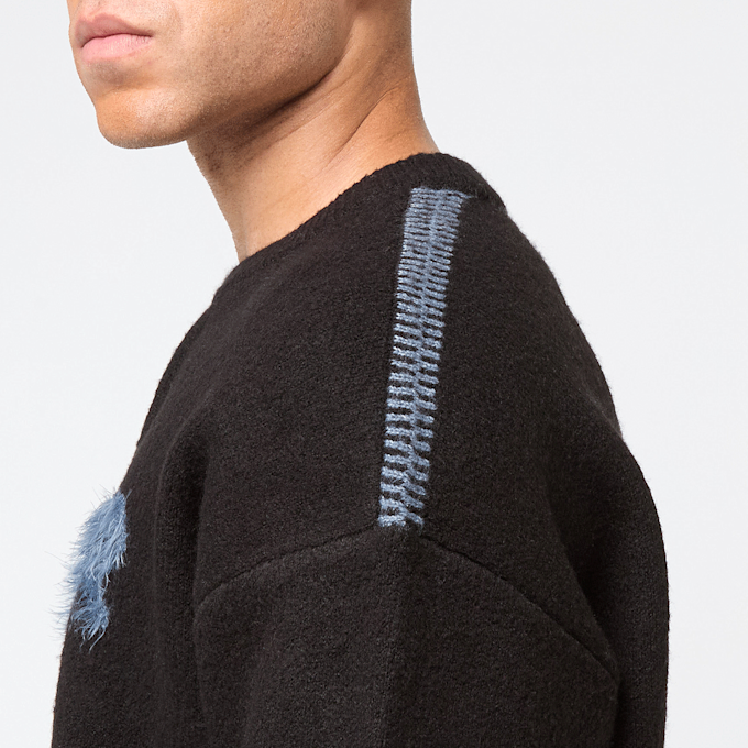 Pegador Tripole Oversized Knit Sweater negro 40573 4