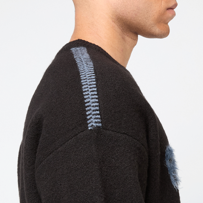 Pegador Tripole Oversized Knit Sweater negro 40573 5