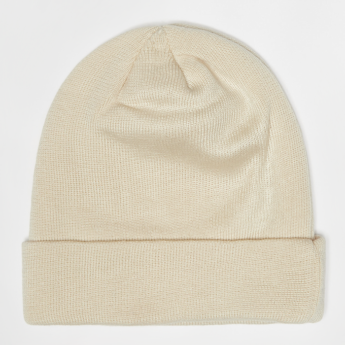SNIPES Woven Basic Logo Beanie off white beige 40587 2