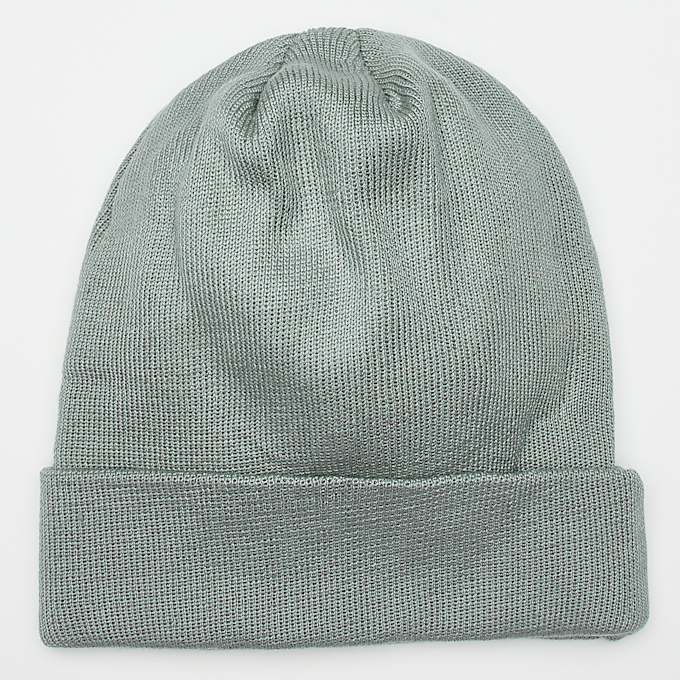 SNIPES Woven Basic Logo Beanie siva 40588 2