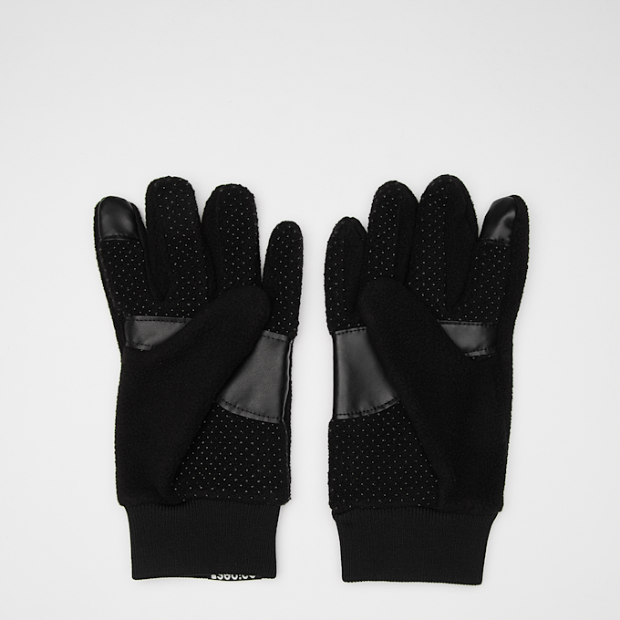 SNIPES Woven Basic Logo Polar Fleece Gloves preto 41758 3
