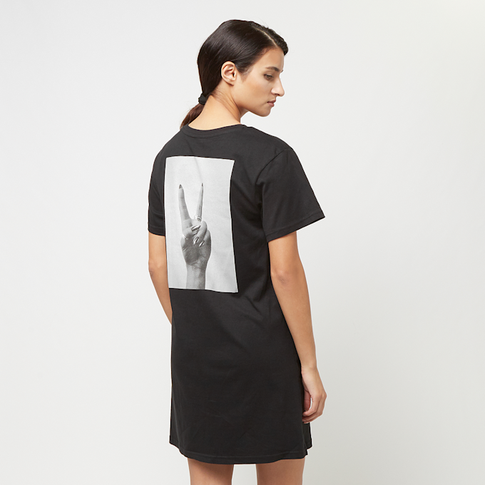 Miss Tee Girls Peace Hand Ladies Tee Dress preto 40651 1