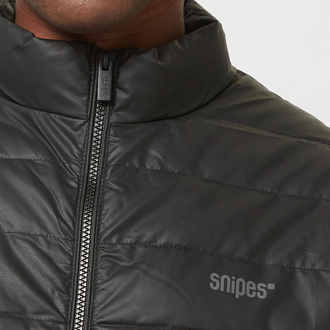 SNIPES Small Logo PU Light Puffer Jacket negro 41448 3