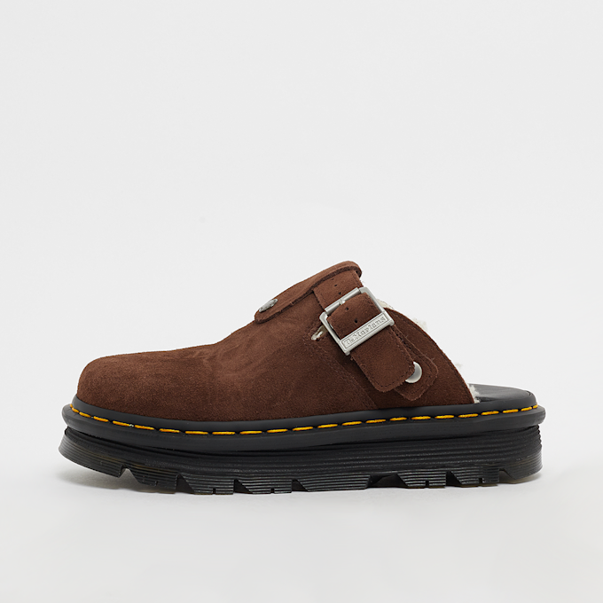 Dr. Martens Zeb Zag Mule WL dark brown bronx suede marrón 41582 1