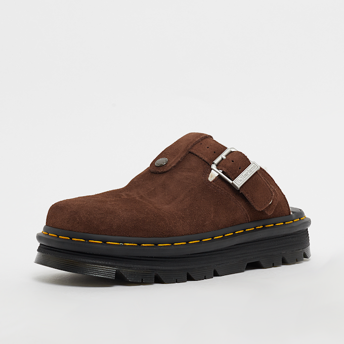 Dr. Martens Zeb Zag Mule WL dark brown bronx suede brun 41582 2