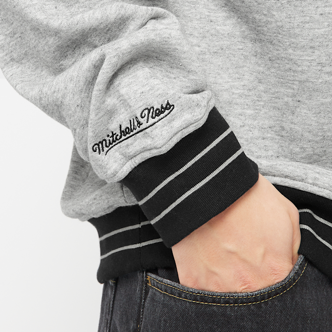 Mitchell & Ness NFL Oakland Raiders NFL FL FLD Satin Fleece Crew grau 41792 4