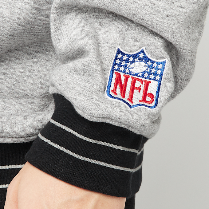 Mitchell & Ness NFL Oakland Raiders NFL FL FLD Satin Fleece Crew grijs 41792 5