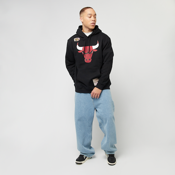 Mitchell & Ness NBA Chicago Bulls Logo Hoody schwarz 41799 6