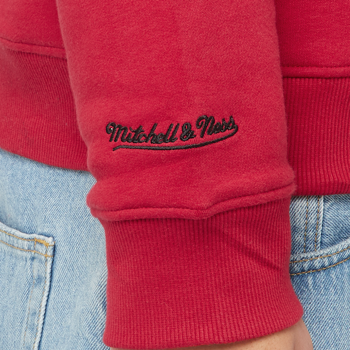 Mitchell & Ness NBA Chicago Bulls There & Back Fleece Crew czerwony 41793 5