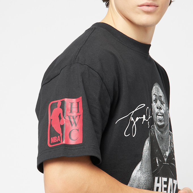 Mitchell & Ness NBA Miami Heat Ultimate Player Vintage Logo Tee Dwyane Wade nero 41804 4