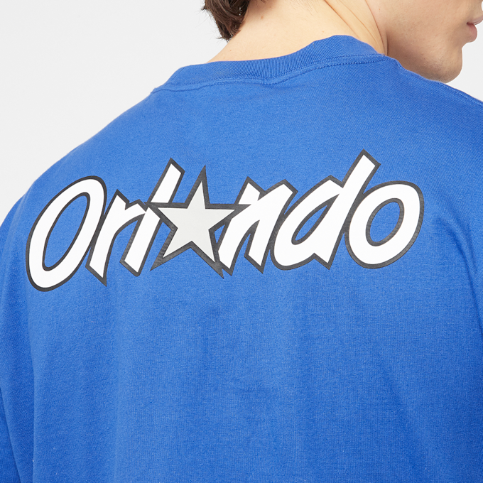 Mitchell & Ness NBA Orlando MagicUltimate Player Vintage Logo Tee Penny Hardaway niebieski 41805 5