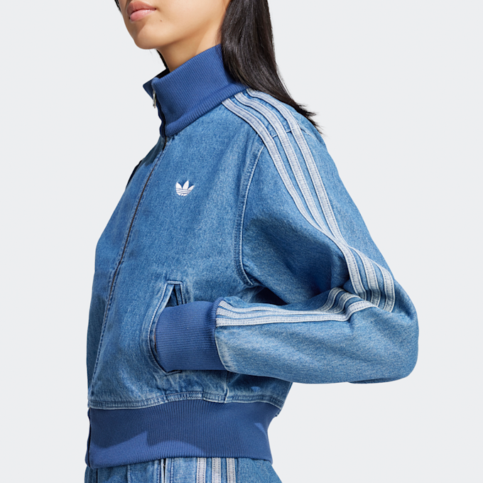 adidas Originals Giacca di Jeans a 3 Strisce blu 41734 4