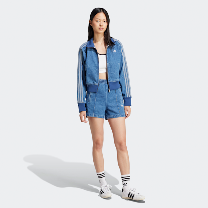 adidas Originals Spijkerjack met 3 Strepen blauw 41734 5