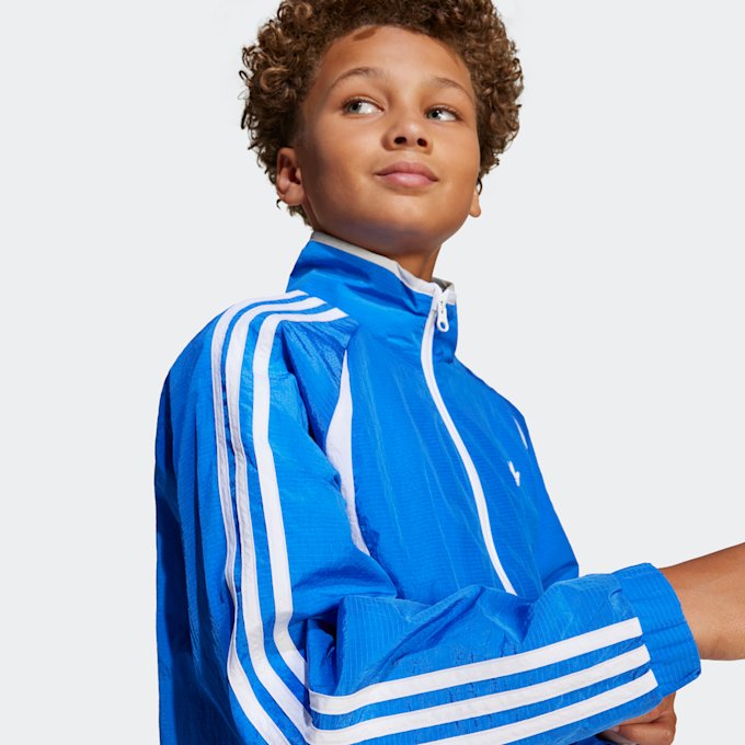 adidas Originals Chaqueta deportiva 3 rayas tejidas azul 42013 4