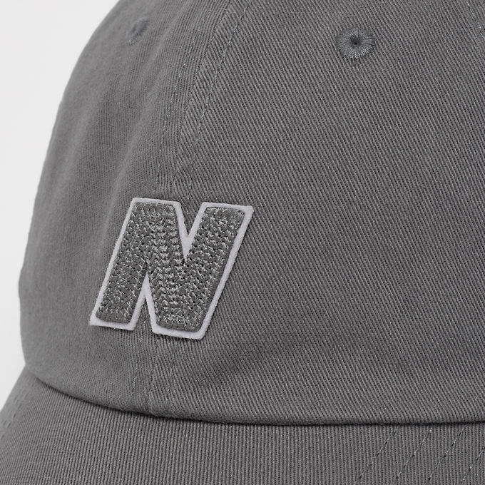 New Balance 6 Panel Block N Hat V 2.0 grijs 42090 4