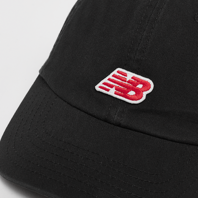 New Balance 6 Panel NB Patch Logo Hat negro 42094 4