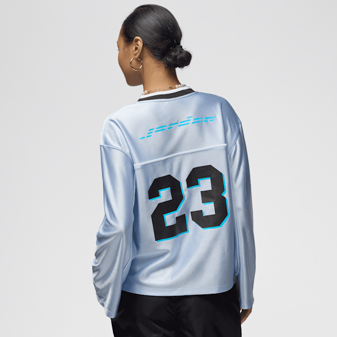 Jordan Longsleeve Jersey Top azul 42174 2