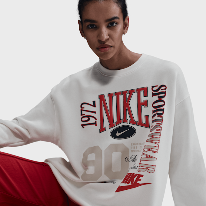 Nike Sportswear Street Fleece Crew bianco 42221 3