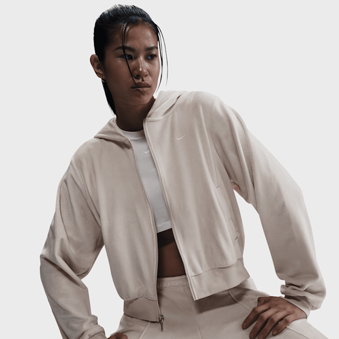 Nike Sportswear Chill Knit Full-Zip Hoodie beige 42246 3