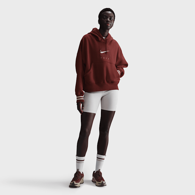 Nike Sportswear Phoenix Fleece Over-Oversized Graphic Hoodie crvena 42250 3