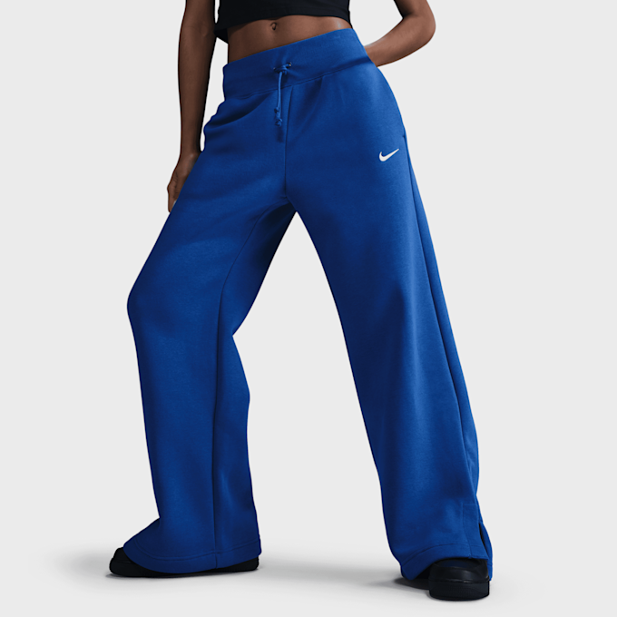 Nike Sportswear Phoenix Fleece High-Rise Wide Pants niebieski 42253 1