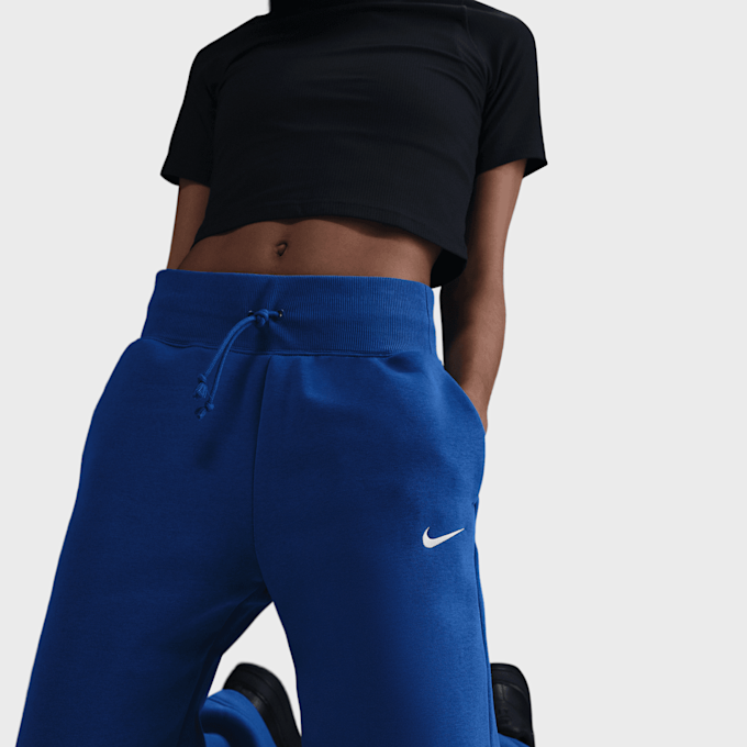 Nike Sportswear Phoenix Fleece High-Rise Wide Pants niebieski 42253 3