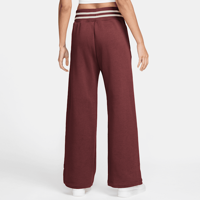 Nike Sportswear Phoenix Fleece High-Rise Graphics Wide Pants rood 42258 2