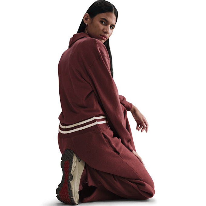 Nike Sportswear Phoenix Fleece High-Rise Graphics Wide Pants rojo 42258 4