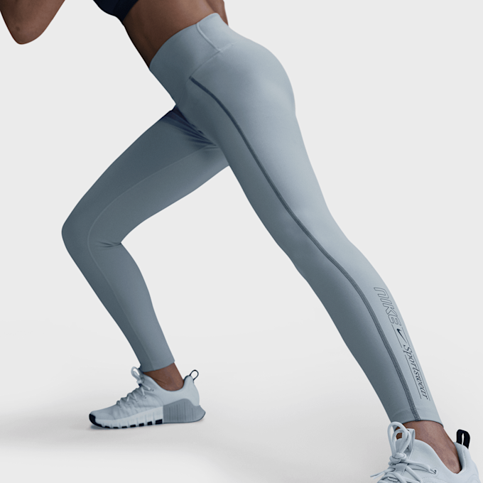 Nike One Fitted High-Rise Leggings bleu 42291 5