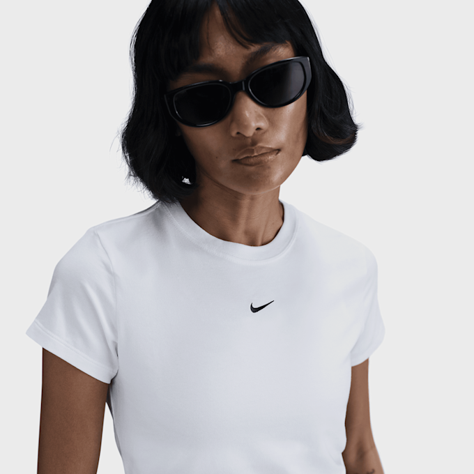 Nike Sportswear Chill Knit Crop Top branco 42283 3