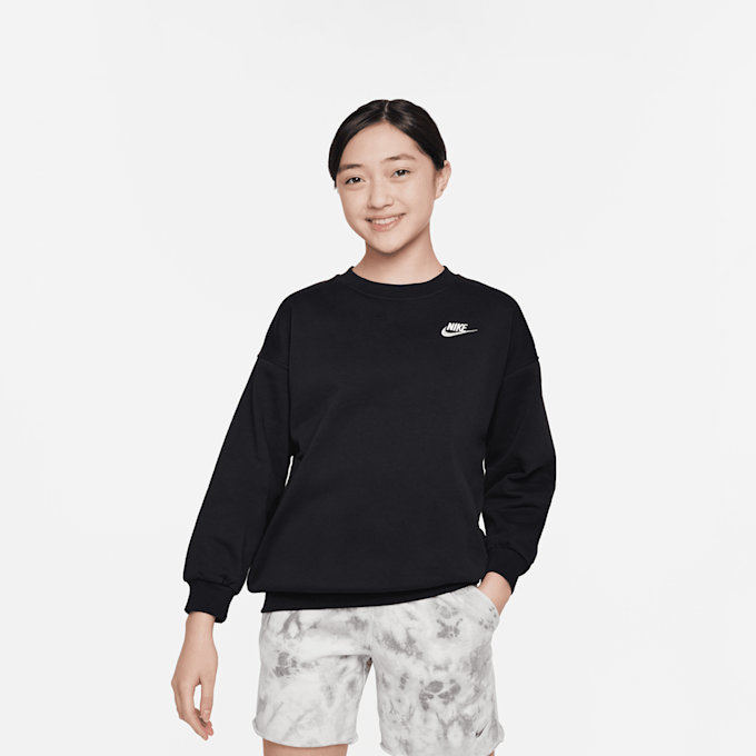Nike Sportswear Club Fleece Oversized Crew czarny 42197 1