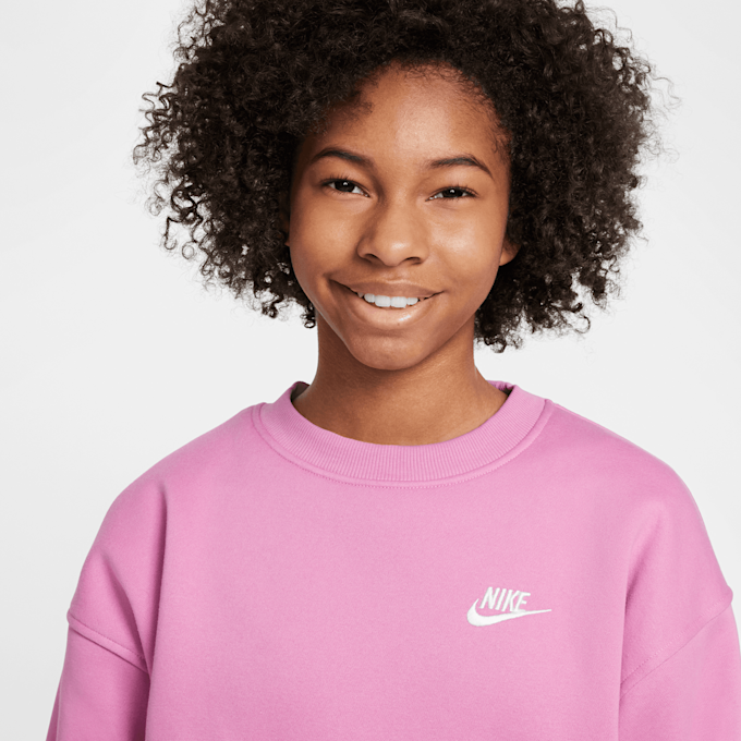 Nike Sportswear Club Fleece Oversized Crew różowy 42198 3