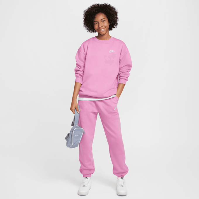 Nike Sportswear Club Fleece Oversized Crew różowy 42198 4