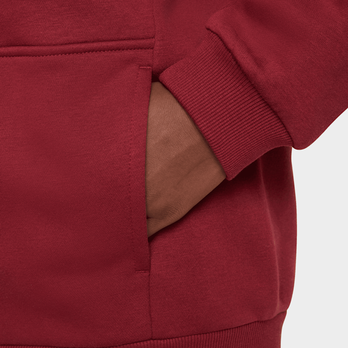 Nike Sportswear Club Fleece Oversized Full-Zip Hoodie vermelho 42303 5