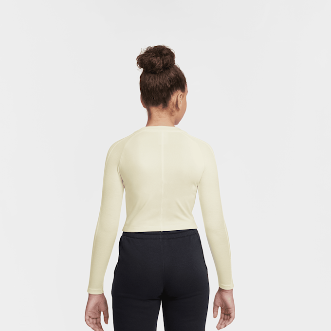 Nike Sportswear Long Sleeve Top Dance bege 42199 2