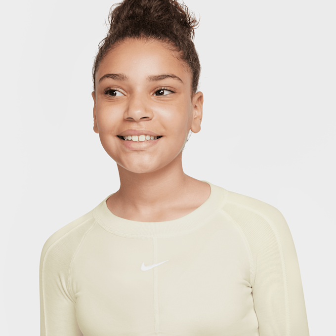 Nike Sportswear Long Sleeve Top Dance bege 42199 3